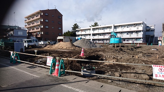 鹿沼市中田町の造成工事