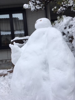 雪でベイマックス